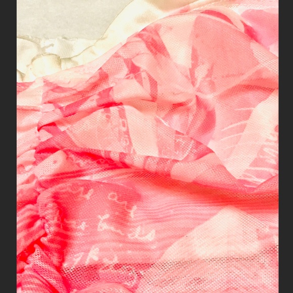 Edikted Evelyn Printed Mesh Bra tank top size XL - Picture 3 of 8